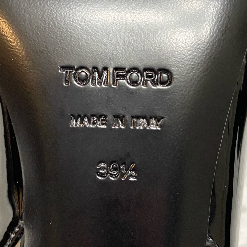 NEW TOM FORD Pee-Toe Slingback Pumps 39.5 - Picture 10 of 14